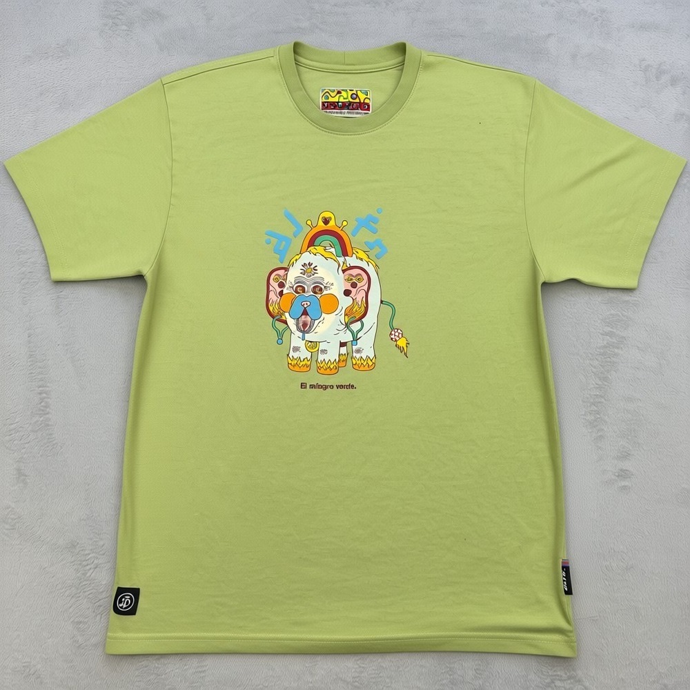 Tony Delfino T Shirt Mens XXL Green Ken Sausage El Milagro Verde‎ Graphic